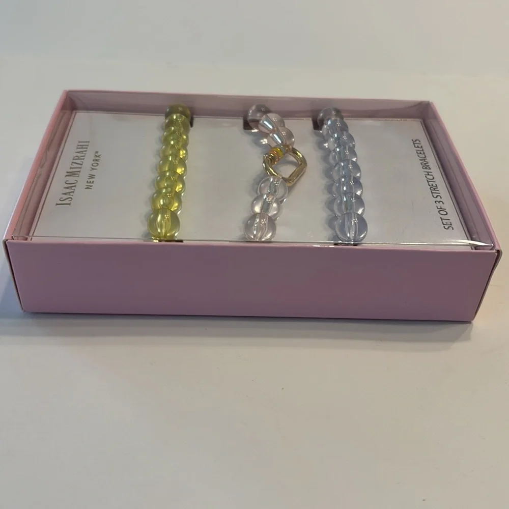 Isaac Mizrahi Stretch Bracelet Box Set of 3